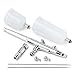 PointZero Dual Action Gravity-Feed 20cc and 40cc Airbrush Set with 3 Nozzle Sets (0.2, 0.3, & 0.5mm Needles Fluid Tips and Air Caps)