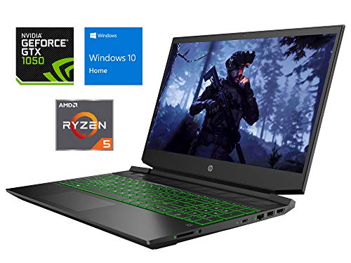 HP Pavilion 15 (7QS79UA) Laptop, 15.6″ FHD Display, AMD Ryzen 5 3550H Upto 3.7GHz, 8GB RAM, 256GB NVMe SSD, NVIDIA GeForce GTX 1050, HDMI, Card Reader, Wi-Fi, Bluetooth, Windows 10 Home