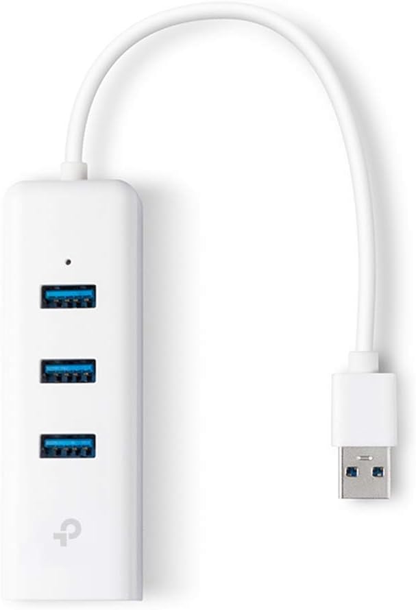 TP-Link UE330 USB 3.0 to Ethernet Adapter 3-Port Gigabit LAN Plug & Play
