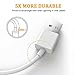 Sundix iPhone Charger, 3Pack 10ft Charging Syncing Cord Compatible with iPhone X 8 Plus 8 7 Plus 7 6 6S 6 Plus 5S SE iPod iPad Mini Air Pro