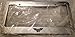 " W " Wonder Woman - Automotive Chrome License Plate Frame - Super Woman Super Girl Super Mom