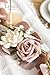 Ling's Moment Natural Dusty Rose Artificial Flowers Combo for DIY Wedding Bouquets Centerpieces Arrangements Party Baby Shower Home Decorations