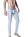 SEOBEAN Mens Low-Rise Underwear Pants Long John Cotton 2 Colors