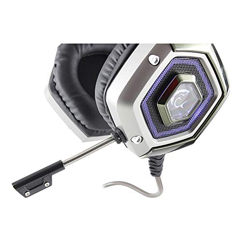 White-Shark-Lion-Auriculares-Gaming-Pc-con-Microfono-Iluminacion-LED-50mm-Diadema-USB