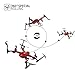 Potensic Mini Drone D10 RC Quadcopter 2.4G 6 Axis with Altitude Hold Function,360° Flip, Headless Mode for Beginners&Kids (Red)