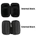 co2CREA Hard Travel Case Replacement for Sony SRS-XB100 SRS-XB12 SRS-XB13 Extra Bass Portable Bluetooth Speaker (All Black Case)