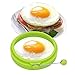 Egg Rings Silicone NonStick New 4 Pack-Perfect Round NonStick Fried Egg Mold Cooking Rings Pancakes Molds For Breakfast, Lunch, Dinner - 4 Color no More Eggy Pan Mess