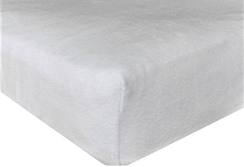 Luxury Baby Fitted Crib Sheet (White) - Extra Soft For Baby, Infant, Toddler - 100% Polar Fleece - Warmer Than Flannel and Cotton - Fits Standard Crib Mattress - Comfort All Year Long