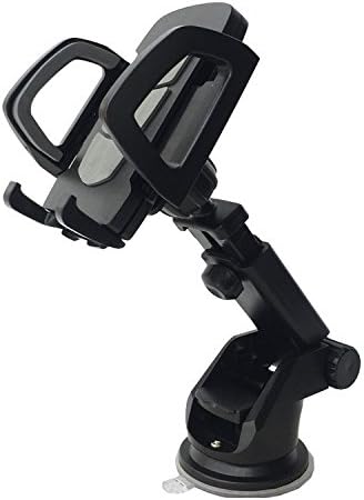 Smartland Car Phone Mount Holder with Suction for Dashboard Windshield Universal Cell Phone Holder for iPhone 6s/6 plus 5s 5 se Samsung Galaxy S7 S6 edge S5 S4 and Note5/4/3 (Gray)