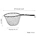 PLUSINNO Fly Fishing Net Fish Landing Net, Trout Bass Net Soft Rubber Mesh Catch and Release Net