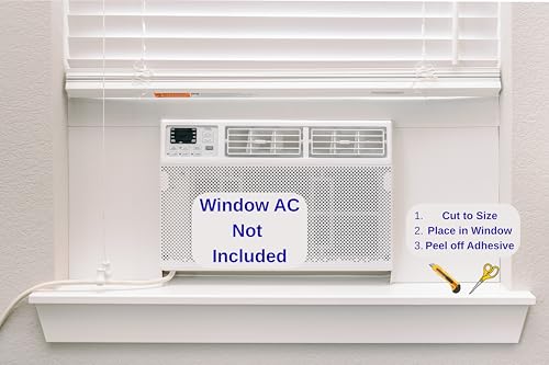 Breeze Stop Surround Insulation Side Panels White for Window AC Unit Indoor Air Conditioner Cover for Winter and Summer