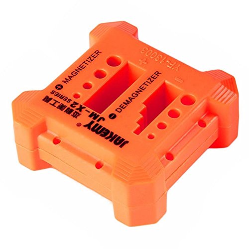 iKNOWTECH Solid Magnetizer Demagnetizer Professional Screw Bits Magnetic Tool, Orange Magnetizer, Demagnetizer, Magnetizer Tools, Screwdrivers Magnetizer, Demagnetizer Tools