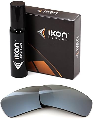 IKON Polarized Replacement Lenses For Ray Ban RB4034 Sunglasses - RB 4034 (61MM) Silver