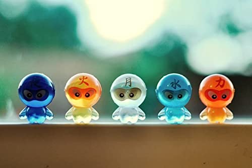 AGI Bok Choy Boy Series 4 Chinese Zodiac Collectible Vinyl Figurines - Set of 12, 1 Inch Tall