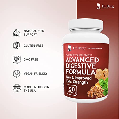 Dr. Berg's Advanced Digestive Formula Extra Strength Helps Support