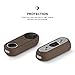 elago Silicone Case Designed for Google Nest Hello Doorbell Cover (Wired) [Dark Brown] - Full Protection, Night Vision Compatible [US Patent Registered]