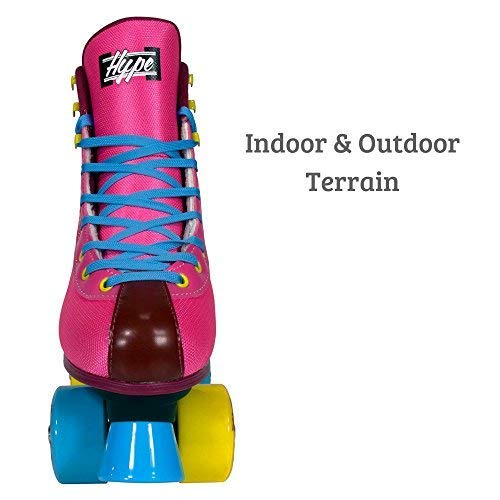Roller Skates for Girls | HYPE uGOgrl girls quad roller skates | Comfortable fit | Made for Fun | Looks great (J13)