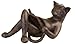 Young's Resin Cat Reading Figurine, 13.25-Inch (10616)