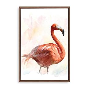 Framed Canvas Home Artwork Decoration Animal Portrait Canvas Wall Art for Living Room, Bedroom - 16x24 inches