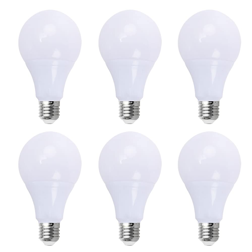CENPEK Pack of 6 E27 Screw Bulbs, 12W LED Light Bulb Equivalent 100W, Warm White 3000K, A60 Energy Saving E27 ES Bulbs, 1200Lumen Edison Screw Bulb, Non-Dimmable