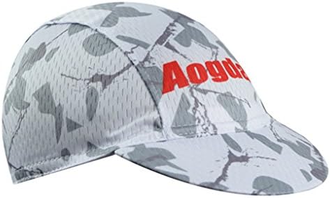 YIDUN Polyester Cycling Cap Sweat Wicking Gray Sky