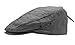Wonderful Fashion Men's Herringbone Wool Tweed Newsboy Ivy Cabbie Driving Hat (Lt. Pocka Grey)
