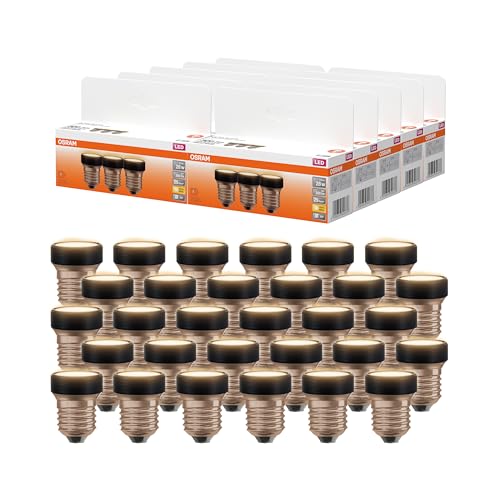 Osram LED FLAT Lampe, Vorteilspack mit 30 Leuchtmittel, ultra-kompakte LED Lampe, ersetzt herkömmliche 28W Glühbirnen, 3.5W, warmweiß (2700K), matt, E