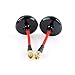 Makerfire 2pcs 5.8GHz FPV Antenna Circular Polarized TX RX RHCP SMA for FPV Racing Drone Like QAV250