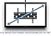 Mount-It Ceiling TV Mount For 32 37 40 42 43 50 55 60 65 70 Inch Flat Panel Televisions, Articulating Hanging Swivel TV Pole Bracket Adjustable Height 175 Pound Capacity, Black (MI-501B), Single