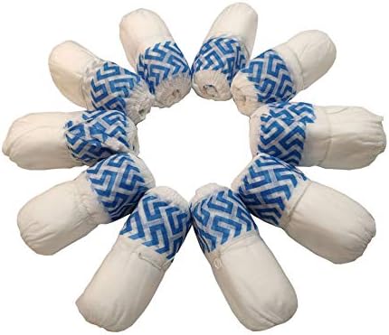 Medical Hygiene PP Overshoes Disposable Non-Slip Shoe Covers Boot Cover 50 Pack (blue printed)