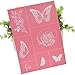 YeulionCraft Self-Adhesive Silk Screen Printing Stencil Mesh Transfers for DIY T-shirt Pillow Fabric Painting Paper Decoration, Butterfly and Flower
