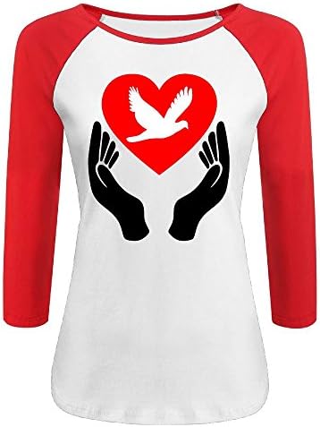 Luyudong Embrace Peace The Sleeves Of The Woman's Sleeve Shoulder S Red