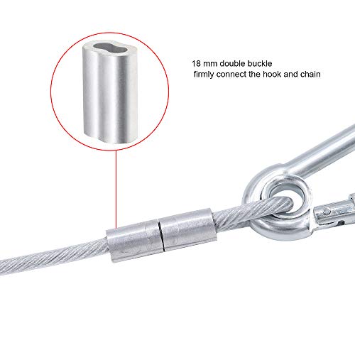 XiaZ Dog Runner Cable Dog Run Trolley Tie Out Cable for Large Dogs Up