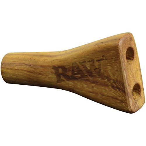 Raw Double Barrel Wooden Cigarette Holder - for 1 1/4