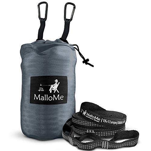 image for MalloMe Double & Single Portable Camping Hammock - Parachute Lightweig