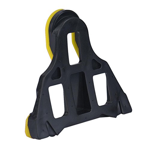 HighlifeS Road Bike Cleats Float Self-locking Cycling Pedals Cleat For Shimano SH11 SPD-SL System Shoes (Yellow)