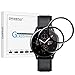Orzero (2 Pack) Compatible for Samsung Galaxy Watch Active 2 (44mm) Screen Protector, 2.5D Arc Edges High Definition Anti-Scratch Bubble-Free (Lifetime Replacement)