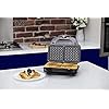 Tower T27020Deep Fill Sandwich Maker with Interchangeable Waffle Plates, Stainless Steel,Silver/Black, 3-in-1