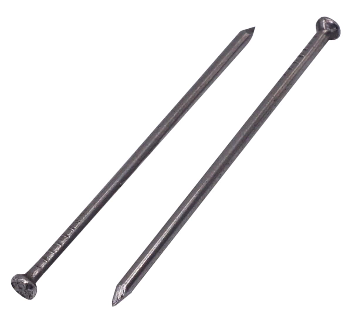 (Pack of 400 pcs) Steel 1.8 x 60 mm Construction Nails, Flat Round Head, Multi-Purpose Common Bright Wire Nails, Woodwork (400, 1.8 x 60 mm)