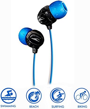 Waterproof Headphones For Swimming - Surge S (Short Cord). Best Waterproof Headphones For Swimming Laps