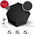 Knirps 811 X1 Pod Super-Compact Manual Open/Close Travel Umbrella, Black, One Size