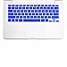 TOP CASE - Keyboard Silicone Skin Cover Compatible with Apple MacBook 13 13.3 (1st Generation/A1181) with TOP CASE Mouse Pad - Royal Blue