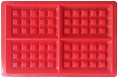 1 piece Durable Tools Cake Decorating Baking Maker Silicone Moulds Waffle Silicone Mould Cake Chocolate Pan Fondant Moulds