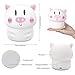 OUNUO Night Light for Kids Baby Nursery Night Light with Touch Sensor, Portable Rechargeable and Cute Nightlight Lamp for Children Toddler Bedroom Birthday Gift (Pink)