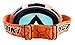 NENKI Dirt Bike Goggles - Adult Motocross MX MTB Goggles with Anti Fog, UV Protection, Orange Lens for Men & Women