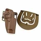LTY Beretta M92 Holster,Quick Release Tactical Right Hand Waist Belt Gun Holster for Beretta M9 M92 (tan)