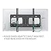 WALI TV Wall Mount Bracket Full Motion Articulating Extend Arm for Most 23-55 inches LED, LCD, OLED Flat Screen TVs up to 99lbs VESA 400x400mm with Tilting for Display (FTM-1), Black