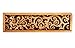 GLOBAL BOX Asian Wooden Pen Pencil Case Box (Curly Grass Pattern)