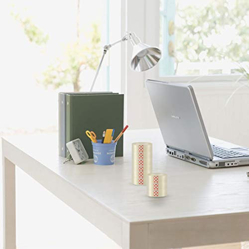 image for HappyHapi Clear Tape, Small Transparent Adhesive Tape for Office, Home