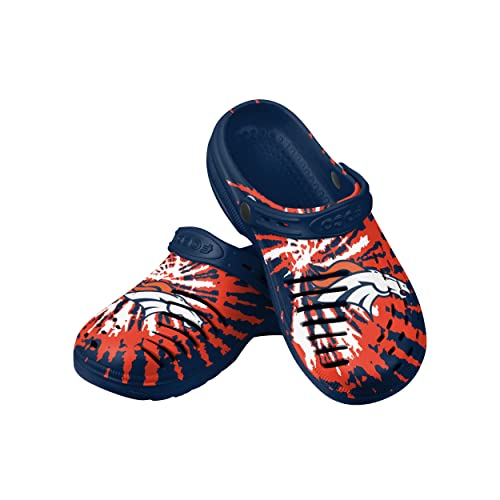 FOCO Denver Broncos NFL Mens Team Color Contour Flip Flops　並行輸入 FOCO Denver Broncos Team Shoe Charms Five-Pack
